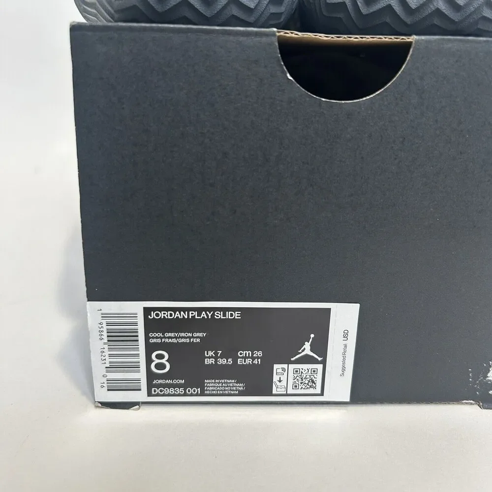 Jordan Play Slide Sandal “Cool Grey/Iron Grey” 2024